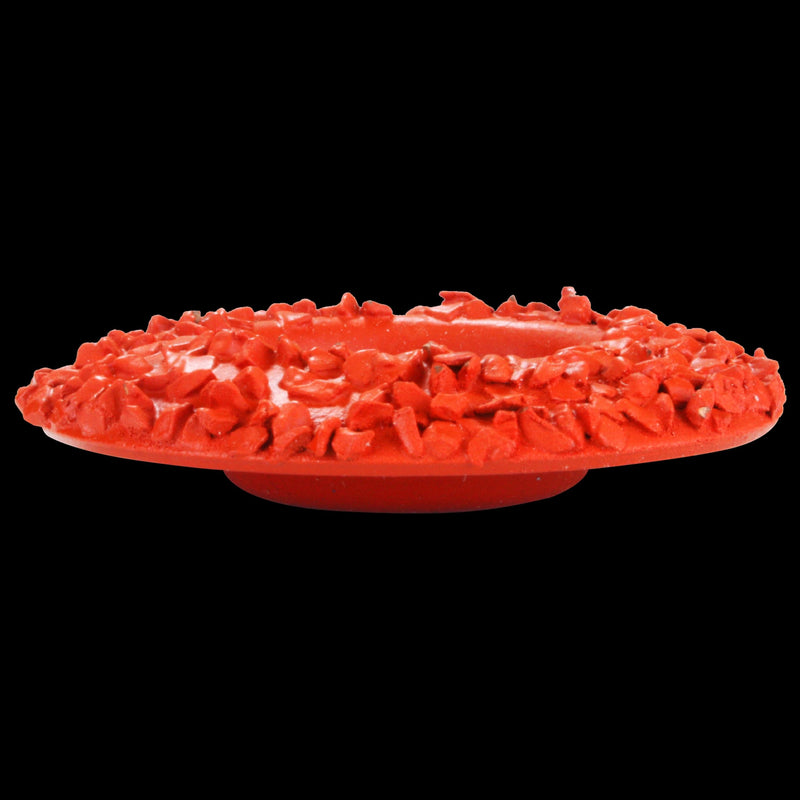 Orange Heavy Grit Dome Top 2" Disc - Durable and Efficient Hoof Trimming Tool for Overgrown Hooves - Ideal for Goats, Horses, Sheep, Pigs, & Cattle - Compatible Tools