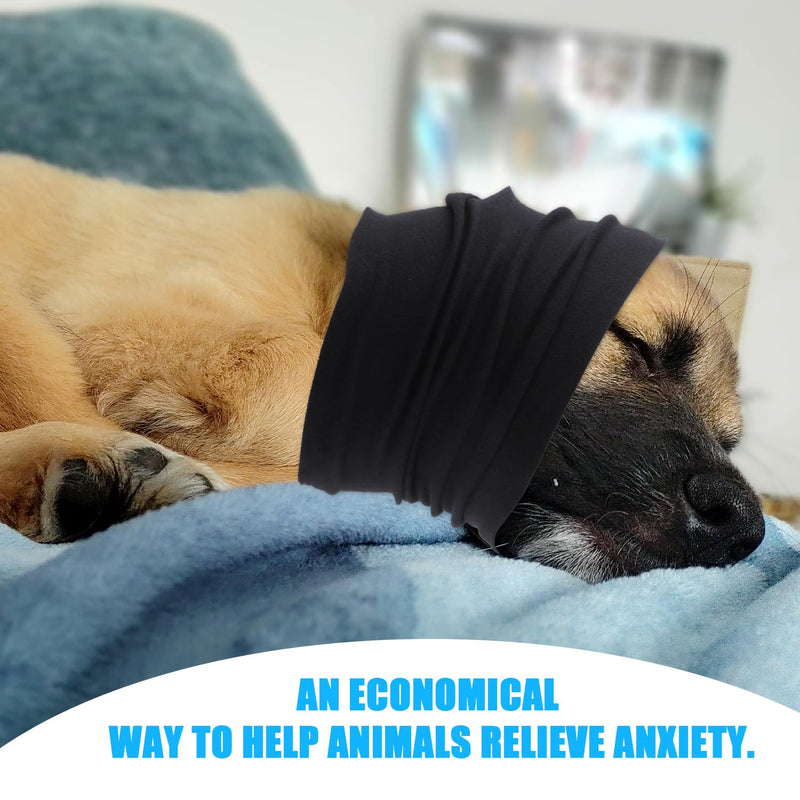 SAVITA Ear Wraps for Dogs, Snoods for Medium Dogs Ears Pet Ear Muffs for Noise Protection Pet Ear Covers for Relieve Anxiety From Thunder Fireworks Force Drying(Size M) medium