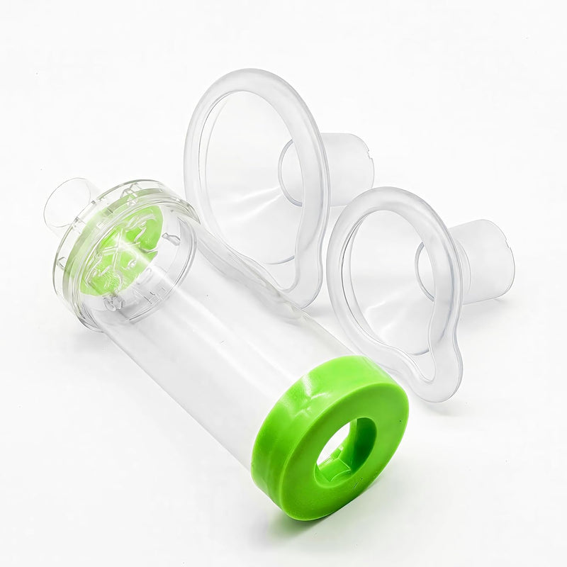 Portable Cat Inhaler Spacer with 2 Silicone Masks - Nebulizer for Feline Breathing Problems - Drug Delivery Solution for Easy Medication Administration - Cat Inhaler & Nebulizer (Green) - PawsPlanet Australia