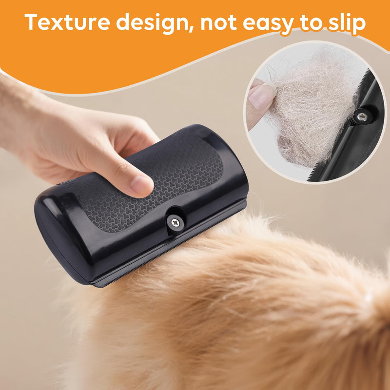 Groompro Deshedding Brush, Deshedding Dog Brush for Cats, Dogs, Rabbits, Horses, Ergonomic Pets Groomer that Relieves Pet Itchiness, Effectively Removes Undercoat & Loose Hair - PawsPlanet Australia