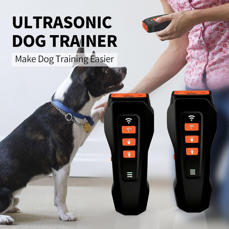 Anti Barking Device for Dogs, Ultrasonic Dog Barking Deterrent Devices with LED Light Rechargeable Dog Whistle to Stop Barking 33ft Ultrasonic Dog Repeller for Indoor Outdoor Training - PawsPlanet Australia