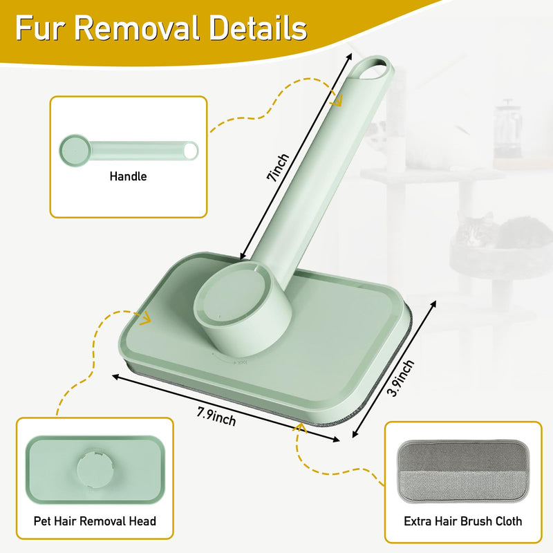 Pet Hair Remover – Reusable Lint Remover for Dog and Cat Hair Electrostatic Lint Brush Magic Pet Hair Removal Tool for Clothes, Couch, Carpet, Car, Rugs, Bedding, Fabric Furniture 2