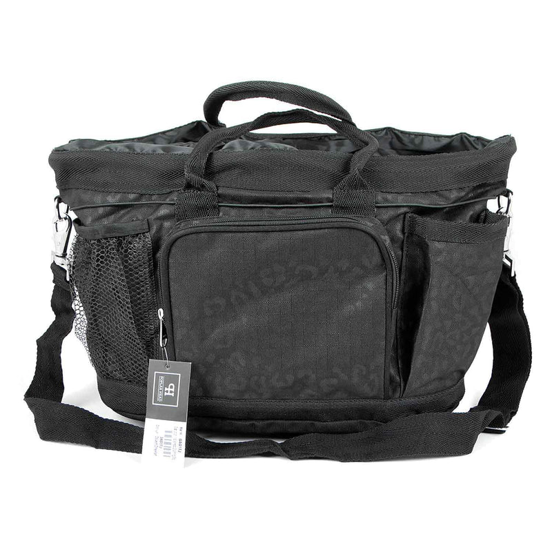 Jeffers Poplar Head Grooming Bag – Horse Grooming Organizer Tote with Pockets for Brushes, Tools, Clippers, Shampoo, Detangler – Stable Barn Kit Carrier for Horses, Pets, Livestock, Covert Cheetah - PawsPlanet Australia
