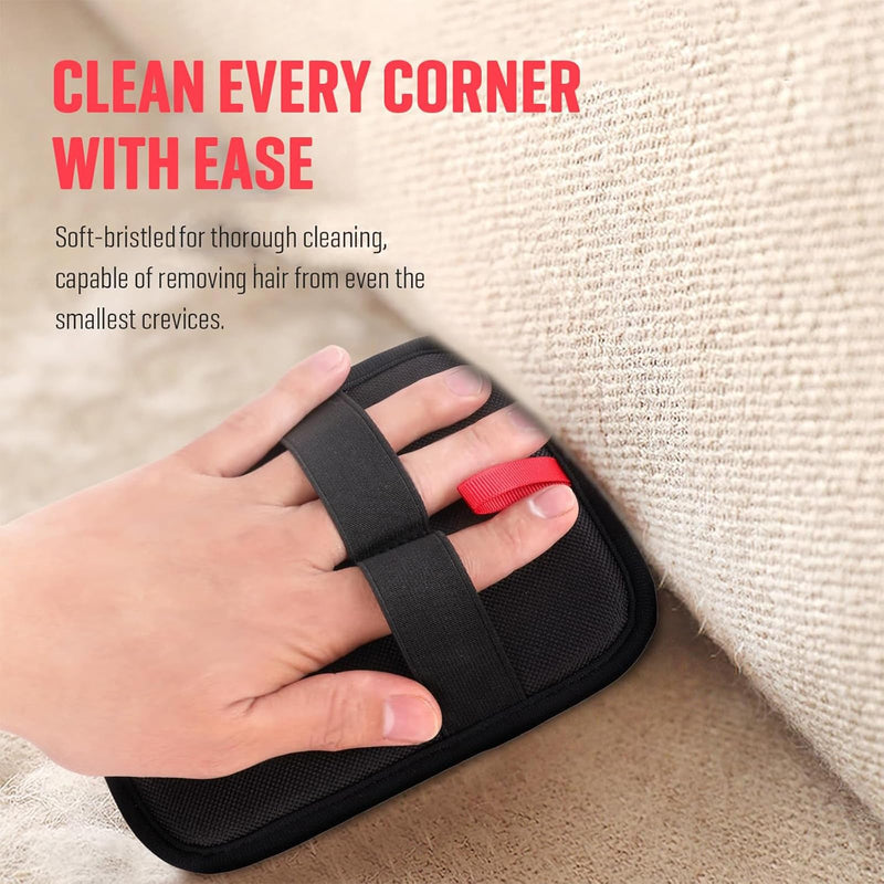 Pet Hair Removal Brush, Electrostatic Pet Hair Removal, Reusable Pet Cat Dog Hair Remover for Couch, Furniture, Carpet, Car Seat, Upgraded Animal Fur Removal Tool (1pcs) 1pcs - PawsPlanet Australia