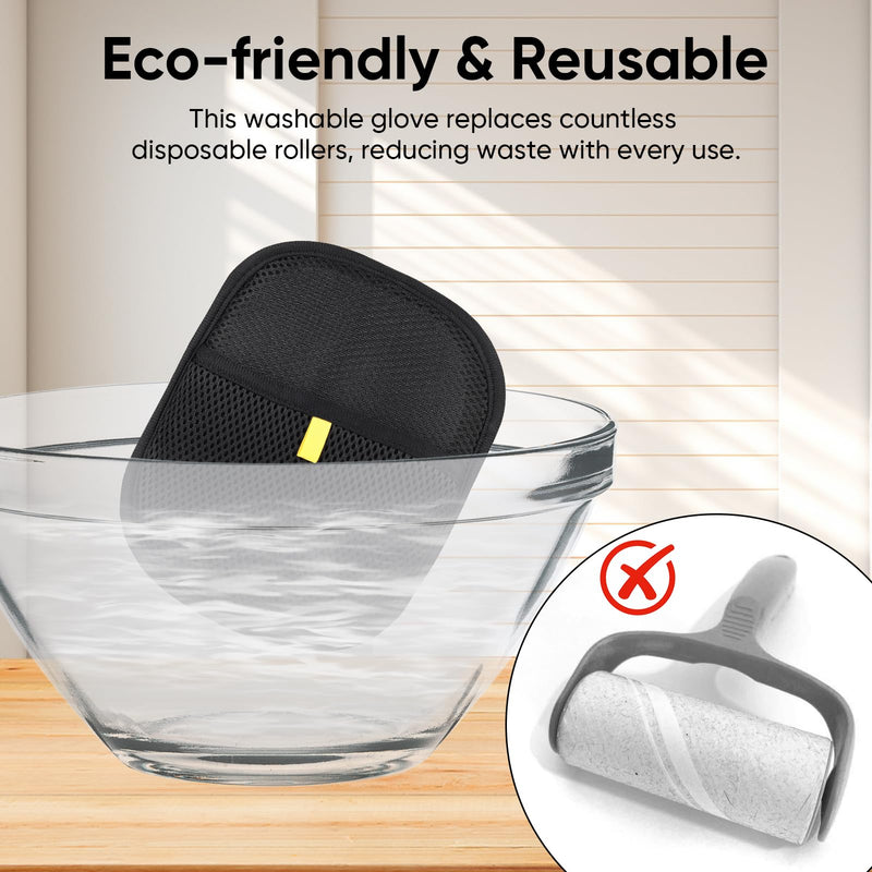 2Pcs Pet Hair Removal Gloves for Cats & Dogs，Reusable Pet Grooming Gloves for Furniture,Cars & Fabrics，Electrostatic Gloves Collect pet Hair in Neat Strips for Easy Clean - PawsPlanet Australia