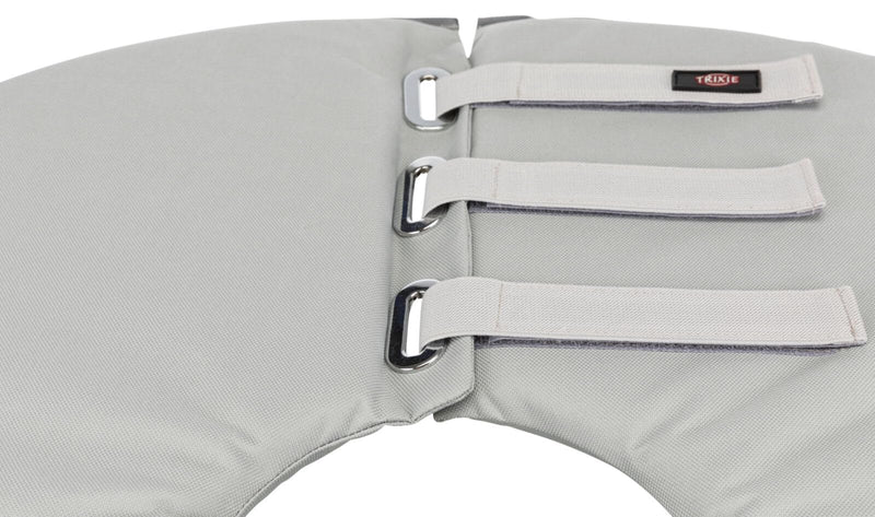 TRIXIE Protective Collar, Large, 46-49 cm/24 cm, Grey gray Large (Pack of 1)