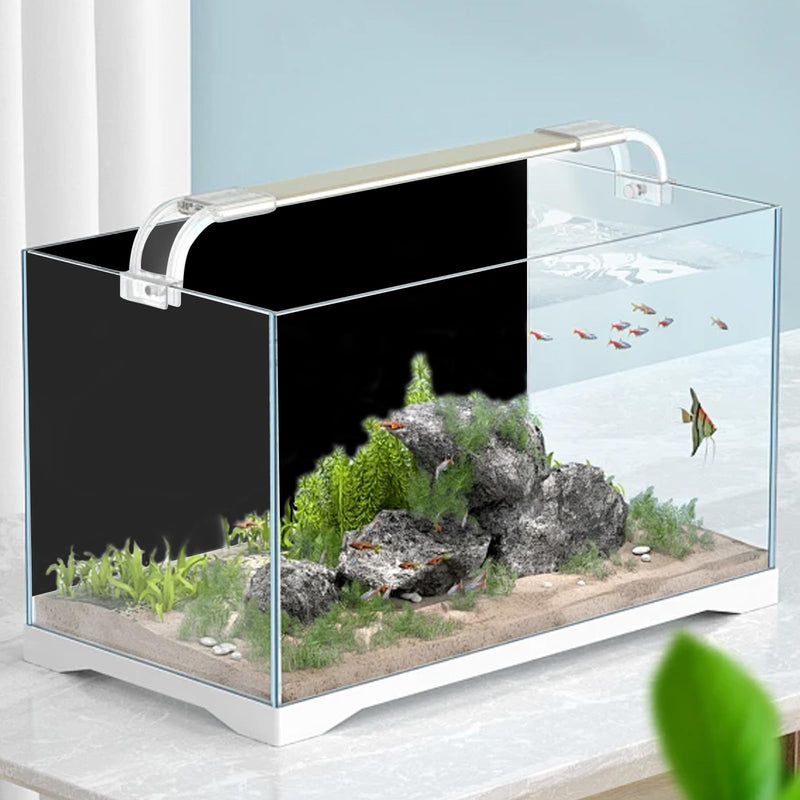 Rainmae 15.7" x 39.3" Aquarium Background, Premium Static Cling Black Fish Tank Background, Fish Backdrop for Aquarium Wallpaper, Vinyl Aquarium Poster Background - PawsPlanet Australia