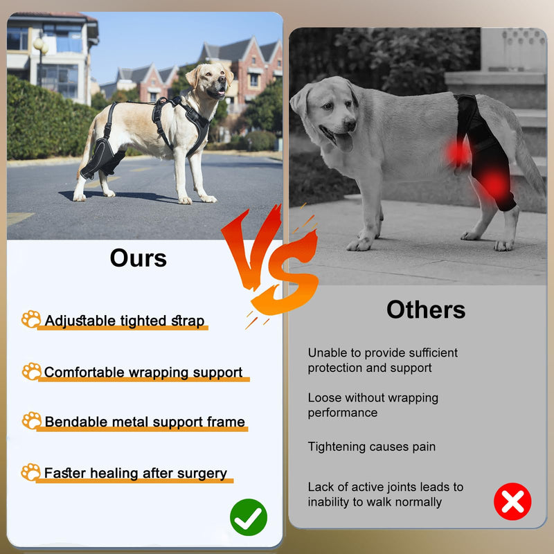 Dog Joint Knee Metal Hip Brace Support Full Body Stabilize Joints Suitable for 4 Limbs with Puppy Hip Traction Rope Extra Large Sizes XL