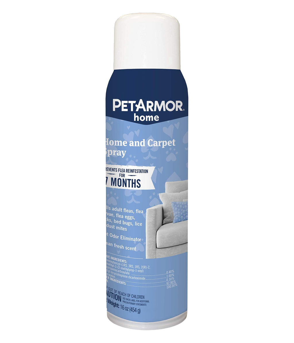 PETARMOR Home and Carpet Spray for Fleas and Ticks, Protect Your Home From Fleas and Eliminate Pet Odor, 16 Ounce 1 Count