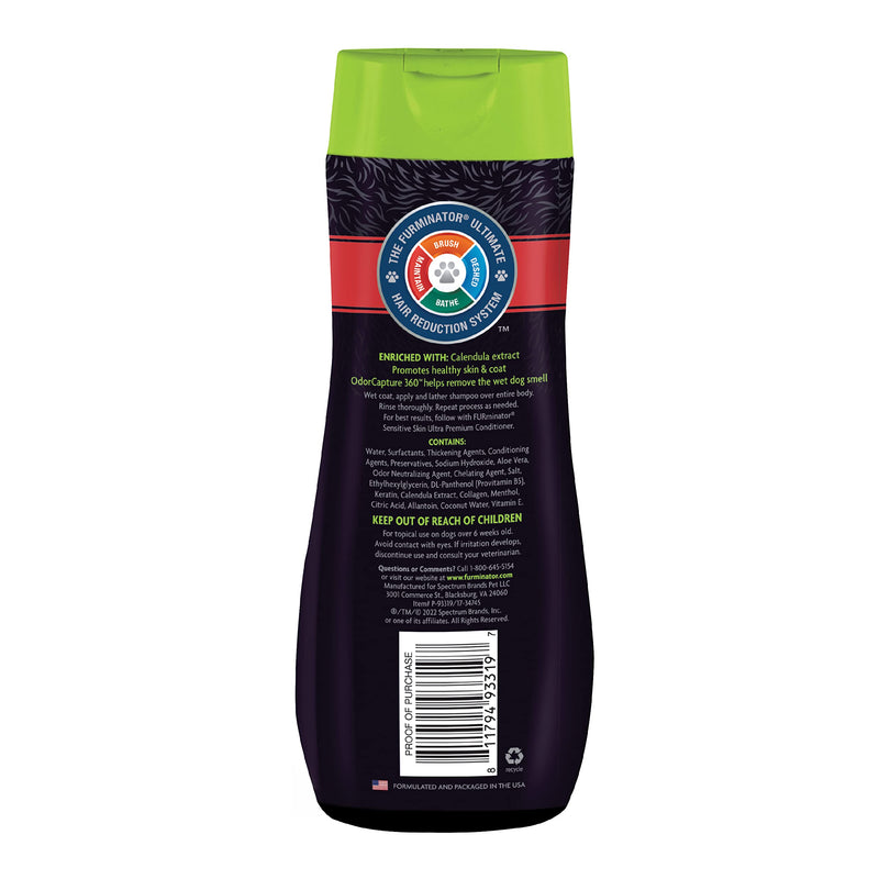 FURminator Sensitive Skin Ultra Premium Shampoo for Dogs, 16 Oz. - PawsPlanet Australia