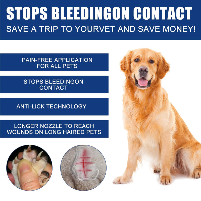 Wound Care Gel for Dogs and Cats, Wound Ointment for Dogs and Cats, Liquid Bandling for Pets, Pet Wound Care Gel, Wound Spray Dog, Wound Gel for Cats, Cats Wound Ointment, 20 ml
