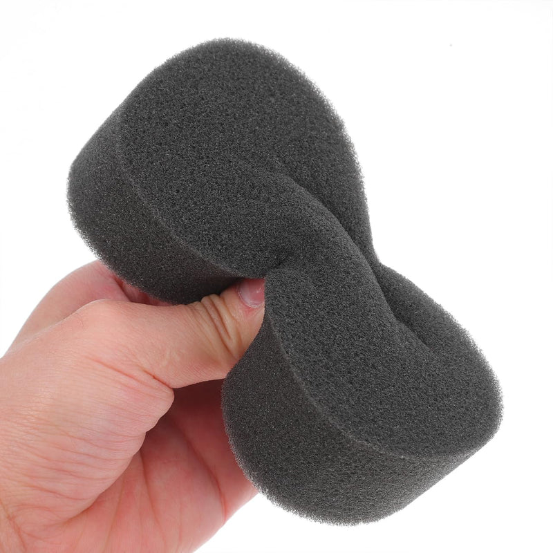 NOLITOY 5 Pcs Horse Grooming Sponge Scrubber, Horse Grooming Brush Kit Supplies for Cleaning Washing Bathing, Black - PawsPlanet Australia