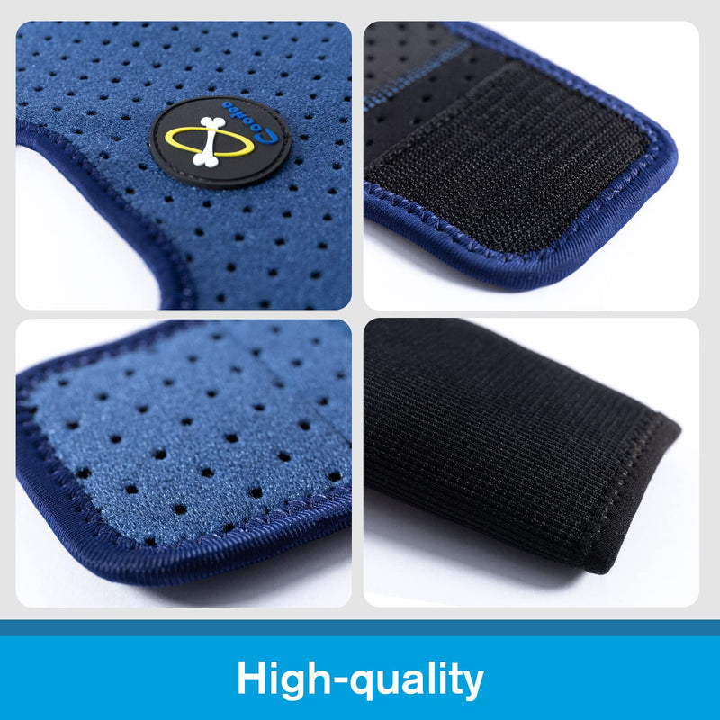 Coodeo Dog Recovery Suit, Cone Collar Alternative, Abrasion Resistant Dog Recovery Rear Sleeves, Washable 2.5mm Thick and Waterproof, Pet Wounds Prevent Licking, Biting (2XL, Blue) XX-Large - PawsPlanet Australia