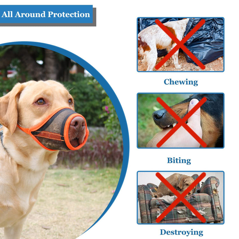 Soft Muzzle S and Muzzle S Set for Small Dogs to Prevent Biting and Chewing - PawsPlanet Australia