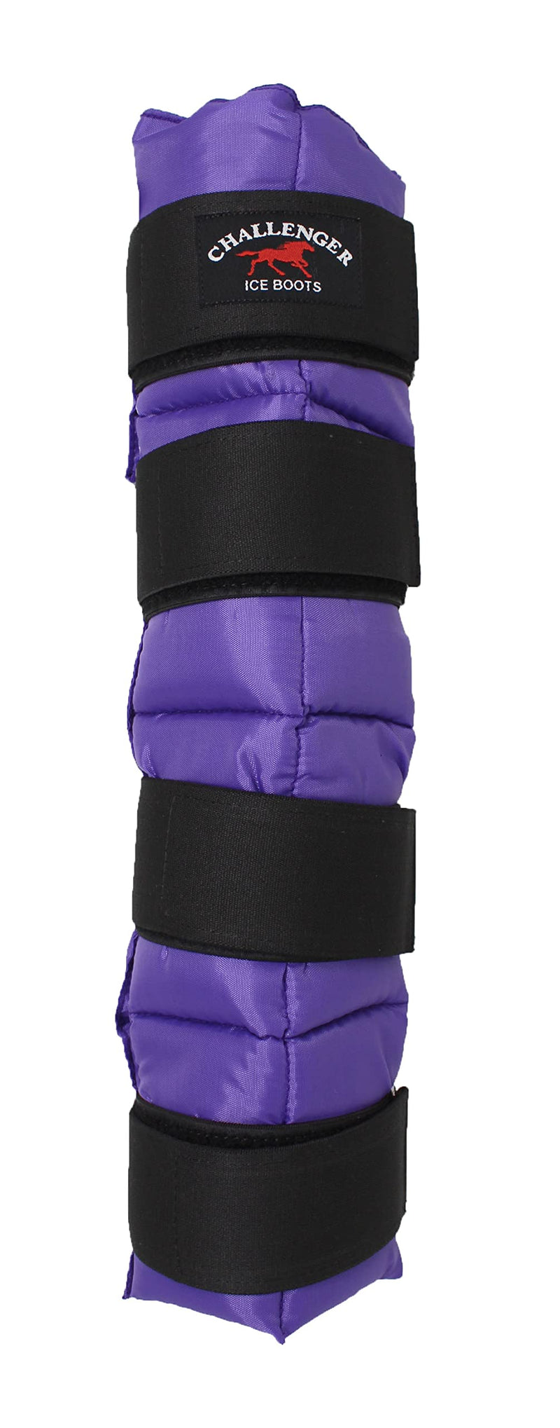 Horse Cooling Gel Leg Wrap – Quick-Cooling Therapy Wrap for Exercise, Injury Relief & Recovery, Purple (41GR01PR)