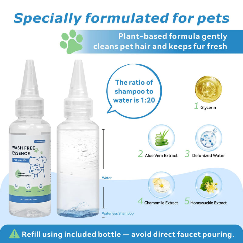 4-in-1 Pet Steam Brush for Dog & cat brush for shedding，Spray Hair Removal Comb with Waterless Shampoo–Self-Cleaning Pet Grooming Tool for Shedding, Anti-Static & Skin-Friendly Design Yellow - white - PawsPlanet Australia