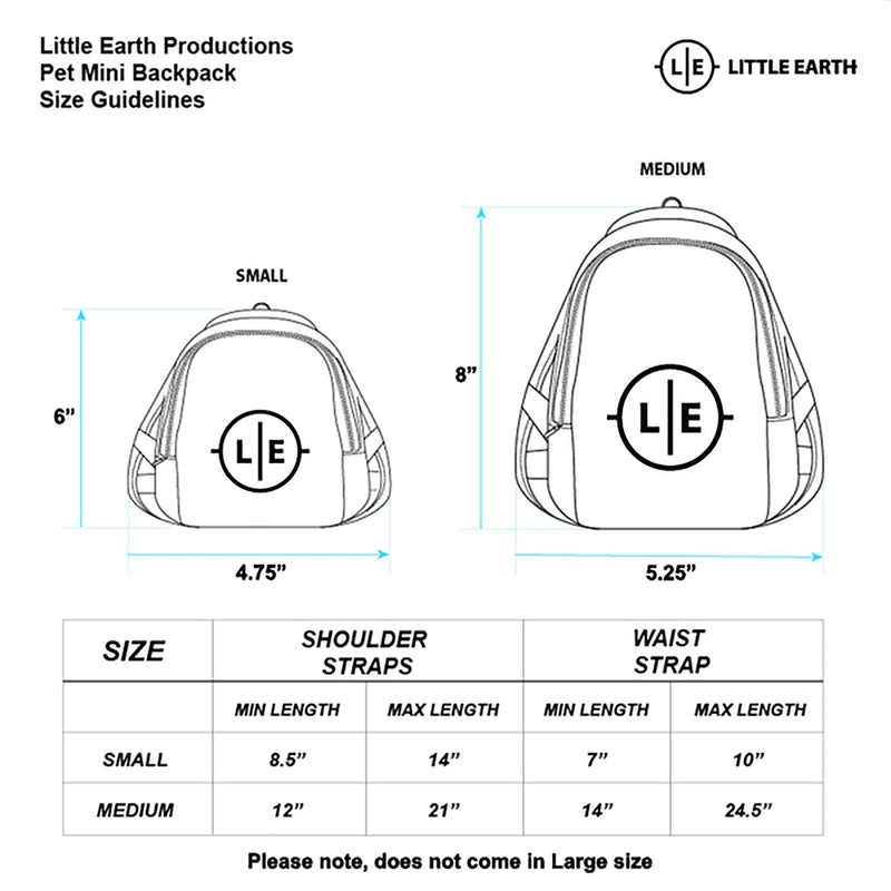 Littlearth NFL Pet Mini Backpack - Pet Apparel - Pet Accessories - for Dogs and Cats, Team Color Pittsburgh Steelers Small - PawsPlanet Australia