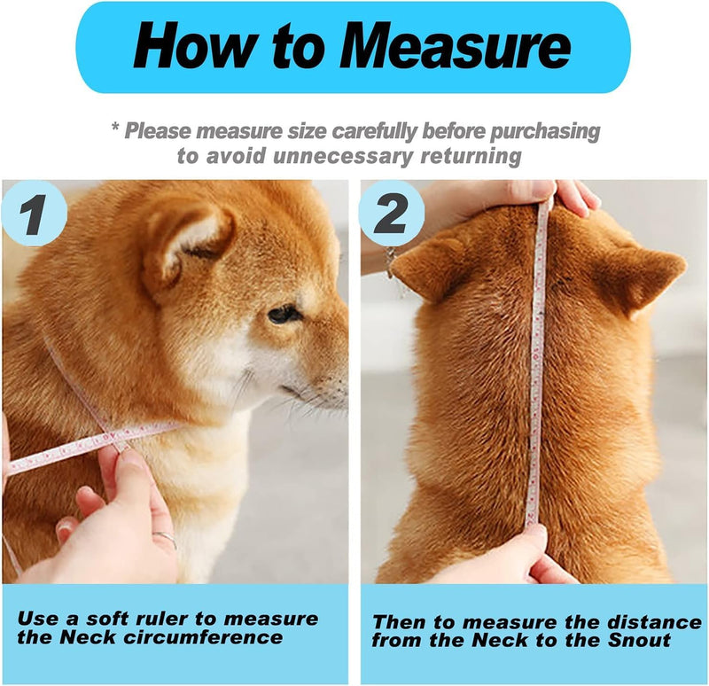 Supet Dog Cone Adjustable Pet Cone Recovery Collar Comfortable Pet Cone Collar Protective for After Surgery Anti-Bite Lick Wound Healing Safety Practical Plastic E-Collar for Dogs and Cats (White XXL) transparent