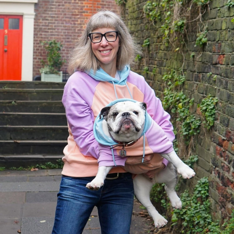 Spark Paws Human Hoodie - Premium Quality, Buttery Soft, Superior Comfort and Fit, Calming Fleece Interior, Suitable for All Styles - Cotton Candy - M Medium - PawsPlanet Australia