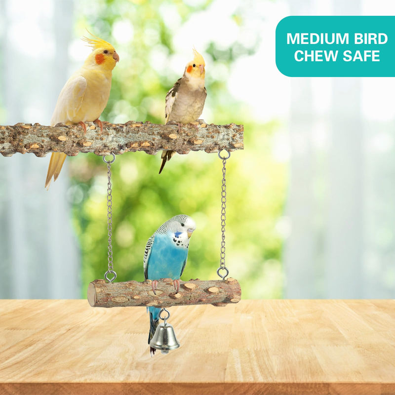Bird Perches,4pcs Natural Wood Birds Stand Branch, Bird Perch Chewing Stick Cage Accessories Parrot Climbing Standing Branches Paw Grinding Fork Sets for Parakeet Lovebirds Cockatiels Conure Budgies - PawsPlanet Australia