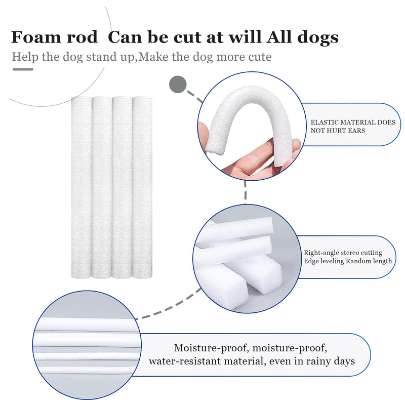 Doberman Ear Posting Kit, Dog Ear Cropping Dog Ear Stand up Care Tape Kit for Doberman Pinscher Dogs - PawsPlanet Australia