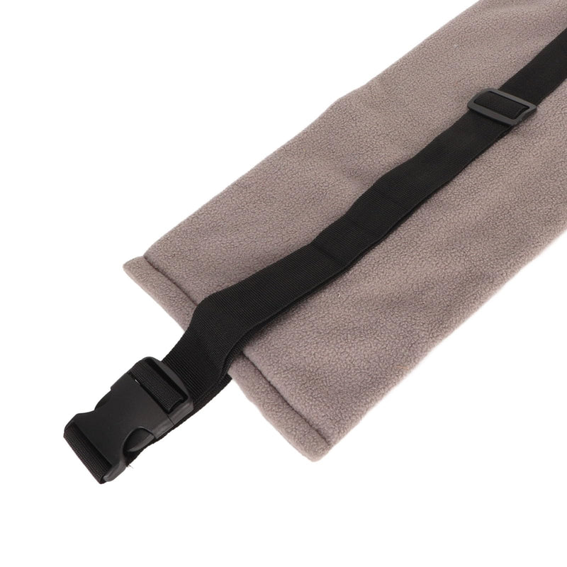 Soft Reptile Sling Carrier with Adjustable Strap, Warm Bearded Dragon Pouch for Lizard, Leopard Gecko, Hamster, Small Animals Grey - PawsPlanet Australia