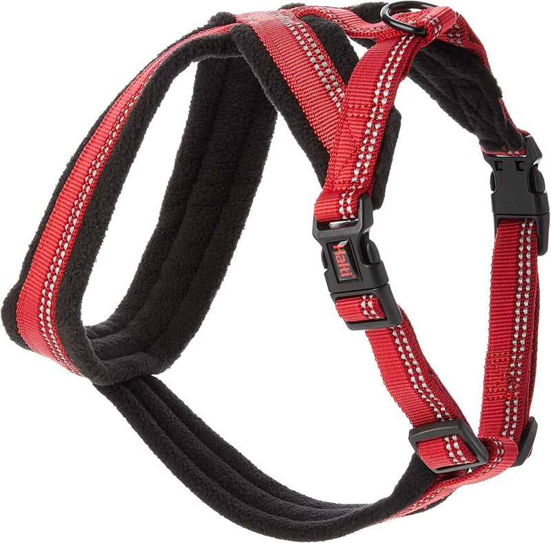 Halti Comfy Harness - Lightweight, Fleece-Lined, Reflective and Adjustable Dog Harness, Front & Back Ring for a Dog Lead, Great for Puppy Walks (Size X-Large) - PawsPlanet Australia