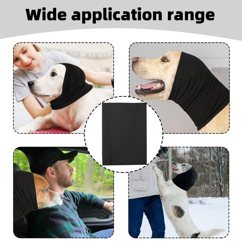 1PCS Dog Snood Provides Comfortable Ear Protection and Reduces Noise Anxiety Dog Ear Defenders from Loud Sounds and Wind Protectors for Grooming Bathing and Outdoor Activities(M Size)