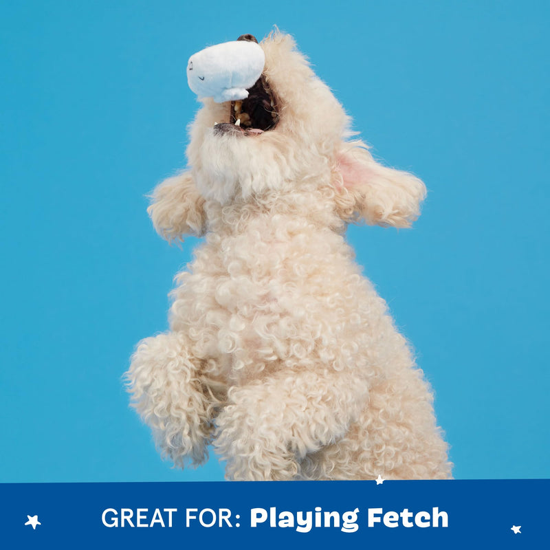 BARK Dog Toy 2 in 1 Interactive - Plush Exterior Material & Squeaker, Tearable Dog Toy with Squeaky Ball Inside, Ideal for Toy Destroyers | Andi's Dumpling, Small - PawsPlanet Australia