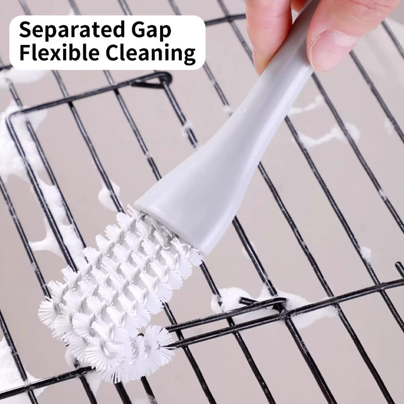 Bird Cage Cleaner with Long Handle & Shovel – Hard Bristles Easy Bird Droppings Removal Brush for Parrot & Pet Cages & Bird Perch – Durable Bird Cage Cleaning Tool & Accessory (2) 2 - PawsPlanet Australia