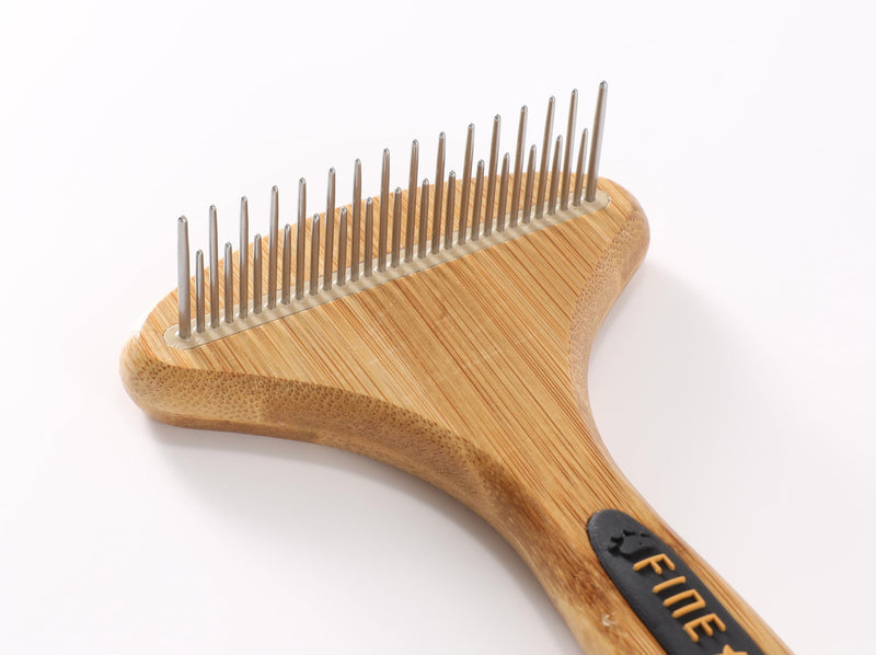 Dog Rake for Undercoat & Stainless Steel Shedding Comb for Long Hair Dogs and Cats 2 Pack Pet Grooming Kit of Deshedding Brush and Metal Comb for Detangling Matted Fur Pet Undercoat Rake Set-02 - PawsPlanet Australia
