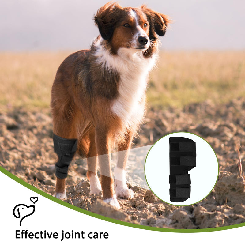 Dog Leg Braces for Rear Leg, Adjustable Dog Leg Sleeve Added Mobility Safety for Active Aging Dogs, Knee Support Straps for Outdoor Adventures Daliy Use Enhanced Stability (1 Pair) - PawsPlanet Australia