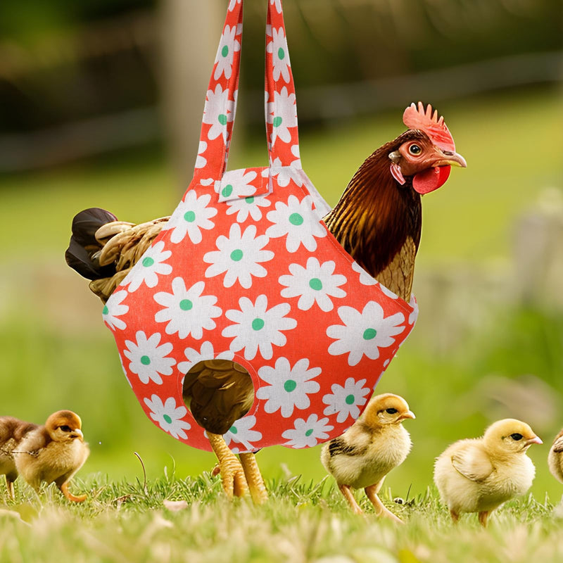 2 Pack Chicken Carrier Bag Saddle, Canvas Chicken Holder Sling Catching Hand Bag for Hen Rooster Poultry Poultry Transport, Travel - PawsPlanet Australia