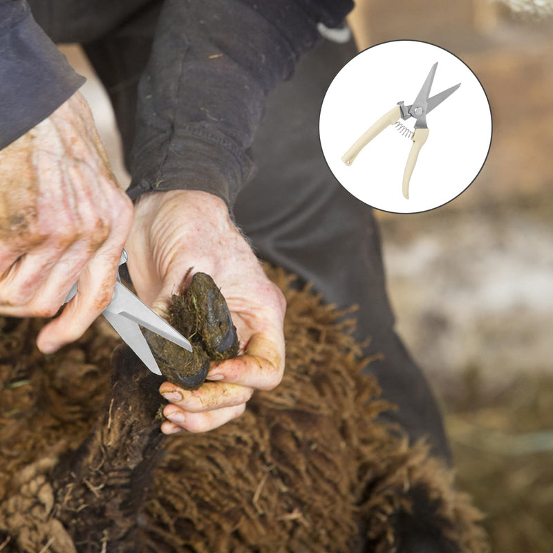 Goat Hoof Trimmers, Stainless Steel Hoof Trimming Tool with Spring Hooves Shears Sheep Nail Clippers for Pig, Horse, Livestock - PawsPlanet Australia