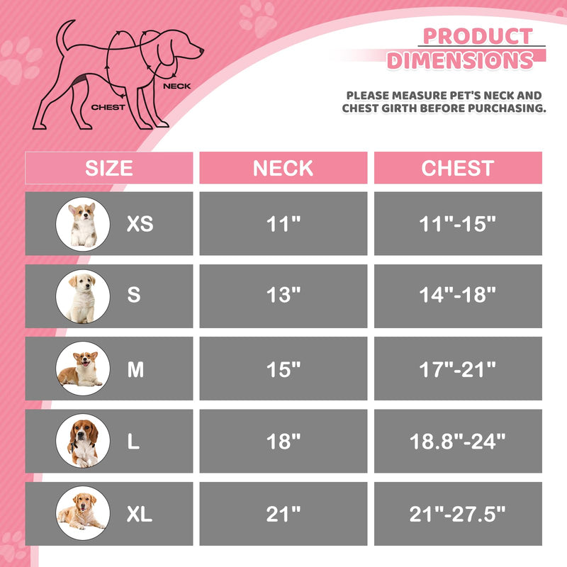 Magshion Dog Vest Harness with Adjustable Chest for Small Dog, Breathable Mesh Padded Pet Harness with with Buckles & Back D-Rings, Pet Supplies for Walking Training, No Pull No Choke, Pink, S - PawsPlanet Australia