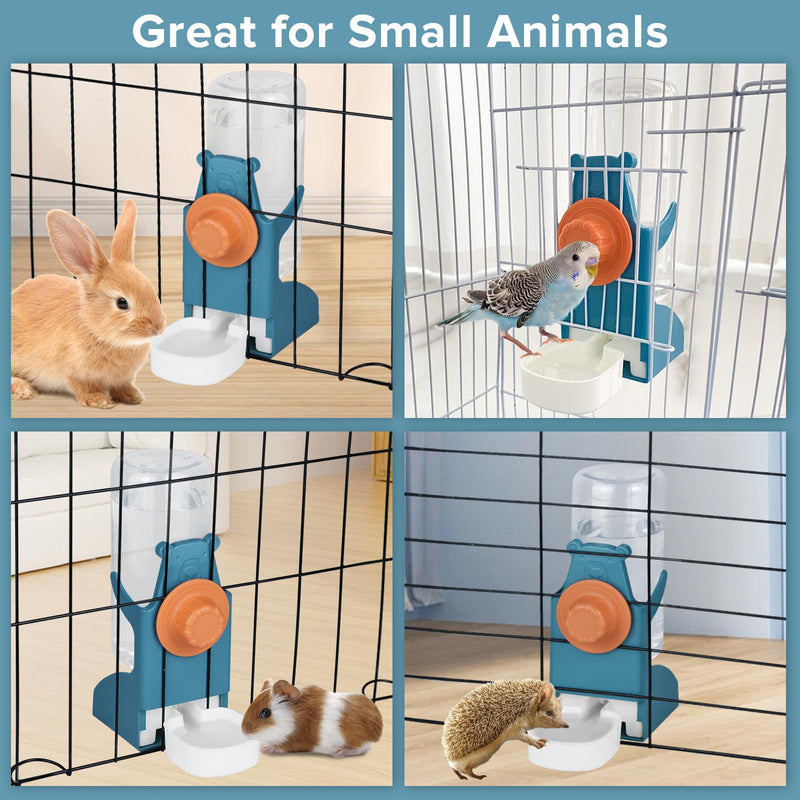 Kenond 17 oz Pet Water Bottle,Guinea Pig No Drip Water Bowl for Cage,Hanging Automatic Gravity Water Dispenser for Small Animals Rabbit Hedgehog Chinchilla Bunny Bird Canary Budgies - PawsPlanet Australia