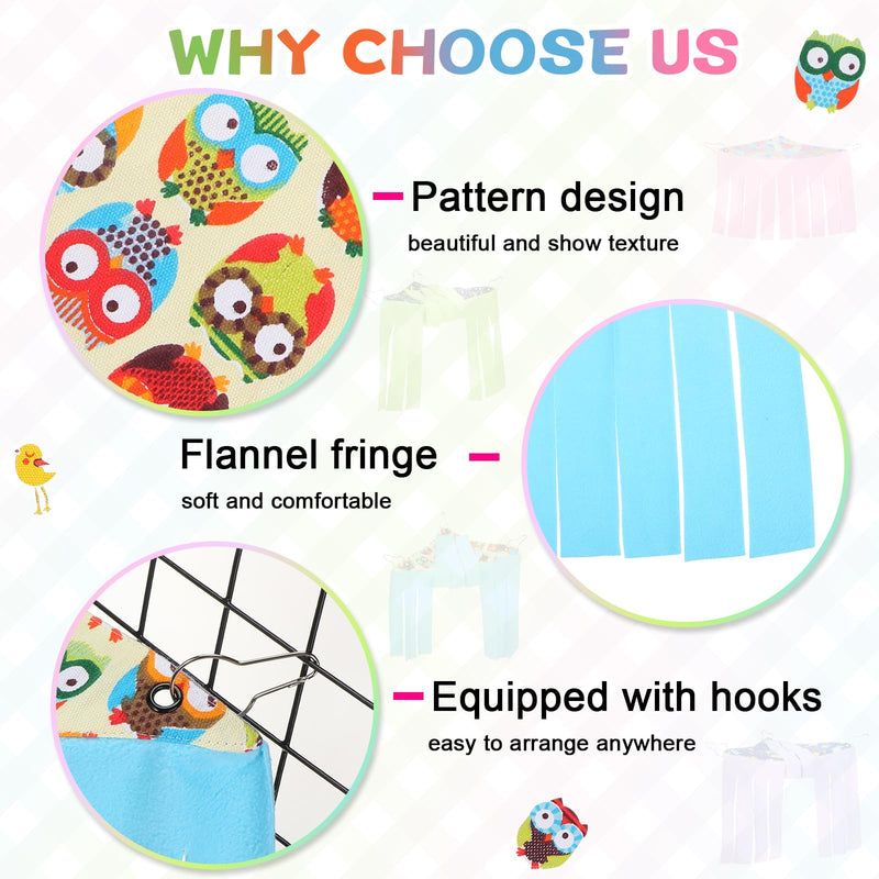 4 Pcs Guinea Pig Hideout Small Animal Corner Fleece Hideaway Cute Ferret Hammock Cage Decor Accessories for Hamster Hedgehog Small Bunny Small Pets, 4 Styles - PawsPlanet Australia