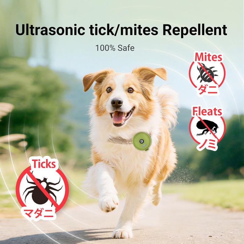 Plike Outdoor Ultrasonic Dog Guard, Chemical-Free Wearable Bark Control | USB Rechargeable, 100% Chemical-Free, Safe Alternative to Sprays & Drops, Gentle & Puppy-Safe, for Outdoor Use