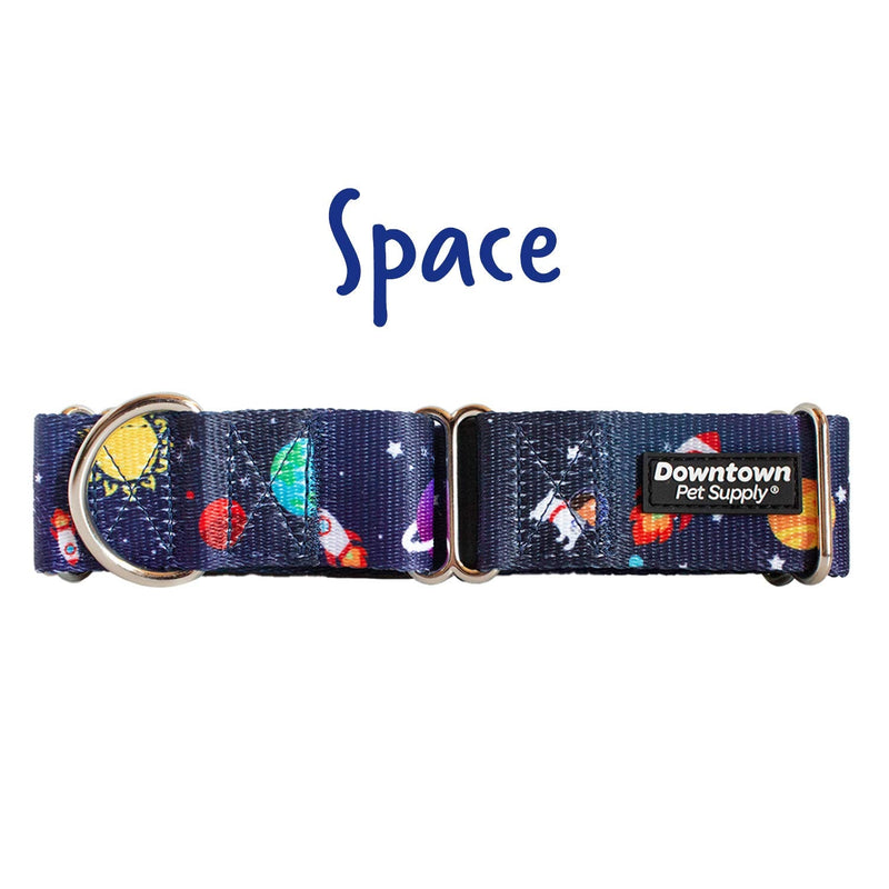 Downtown Pet Supply - Martingale Collar for Dogs - Dog Training Collar - Big, Wide & Thick Dog Collar - Escape-Proof, Weatherproof, Durable and Comfortable - Space - Large Dog Collar Large: 14"-24.5" - PawsPlanet Australia