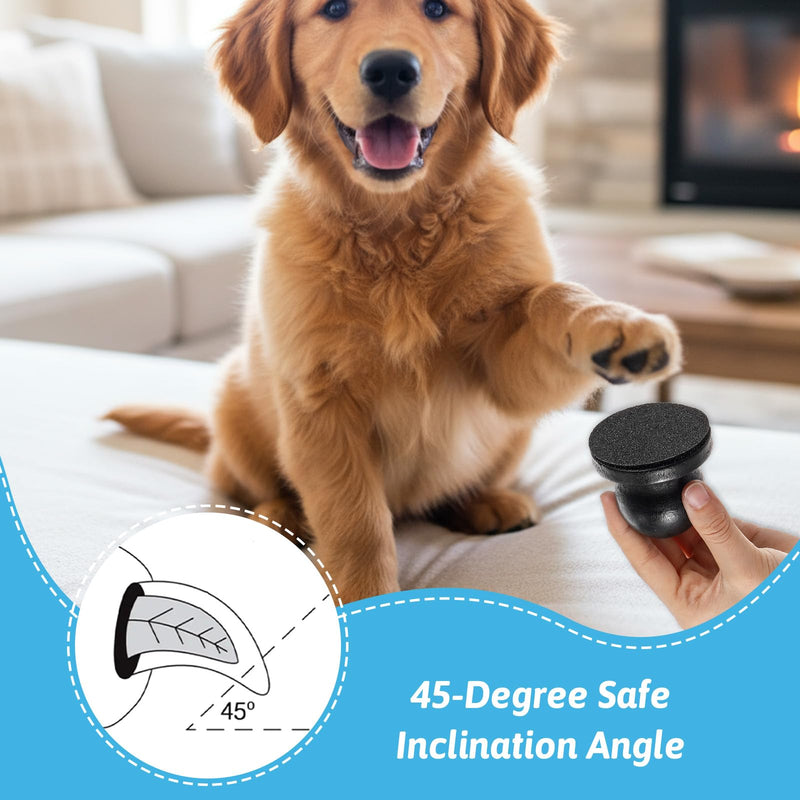 Dog Nail File with 6Pcs Replaceable Filing Disc, Dog Scratch Board for Safe and Easy Nail Care, Dogs Nails Scratch Board Ensures Smooth and Healthy Nails for Dogs and Cats