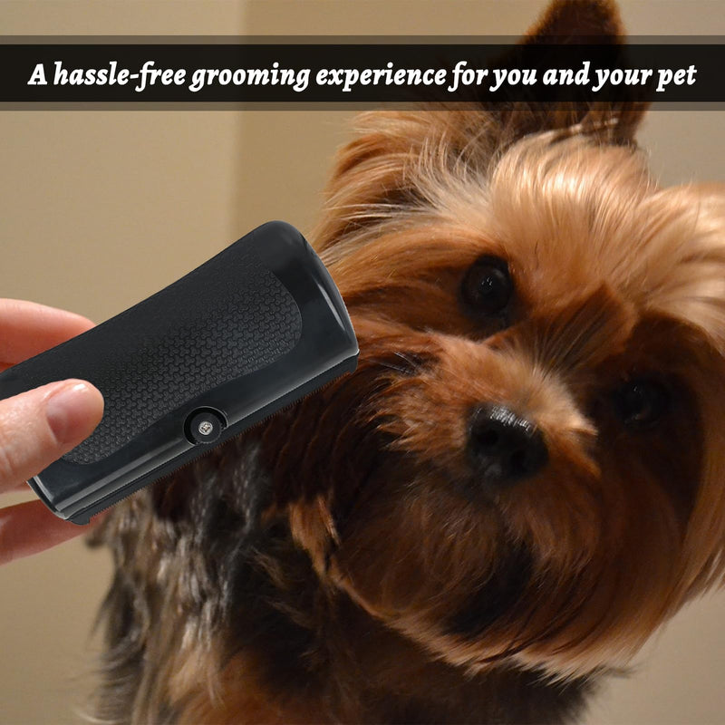 1pcs Deshedding Brush,Rhykin Brush For Pets,Groompro Deshedding,Groom Pro Dog,Sleek Dog, Pet Hair Removal Tool For Shedding & Knots For Shedding For Pet - PawsPlanet Australia