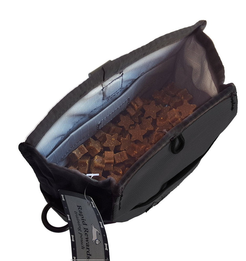 Doggone Good! Rapid Reward Pouch w/Free Belt Strap Buy Directly from Manufacturer with belt Black - PawsPlanet Australia