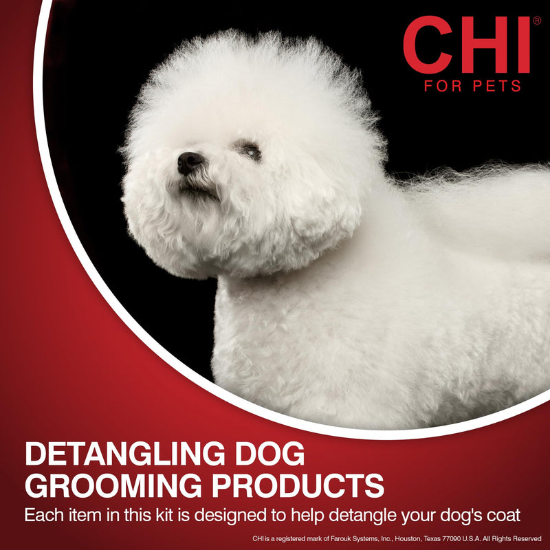 CHI Small Dog Detangling Kit, black