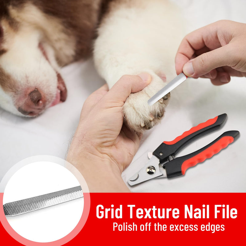 Pet Hair Remover Glove - 4-in-1 Grooming Kit with Hair Removal Glove, Nail Clippers, Comb & File - Dog & Cat Grooming Tools for Furniture, Clothes & Fur” - PawsPlanet Australia