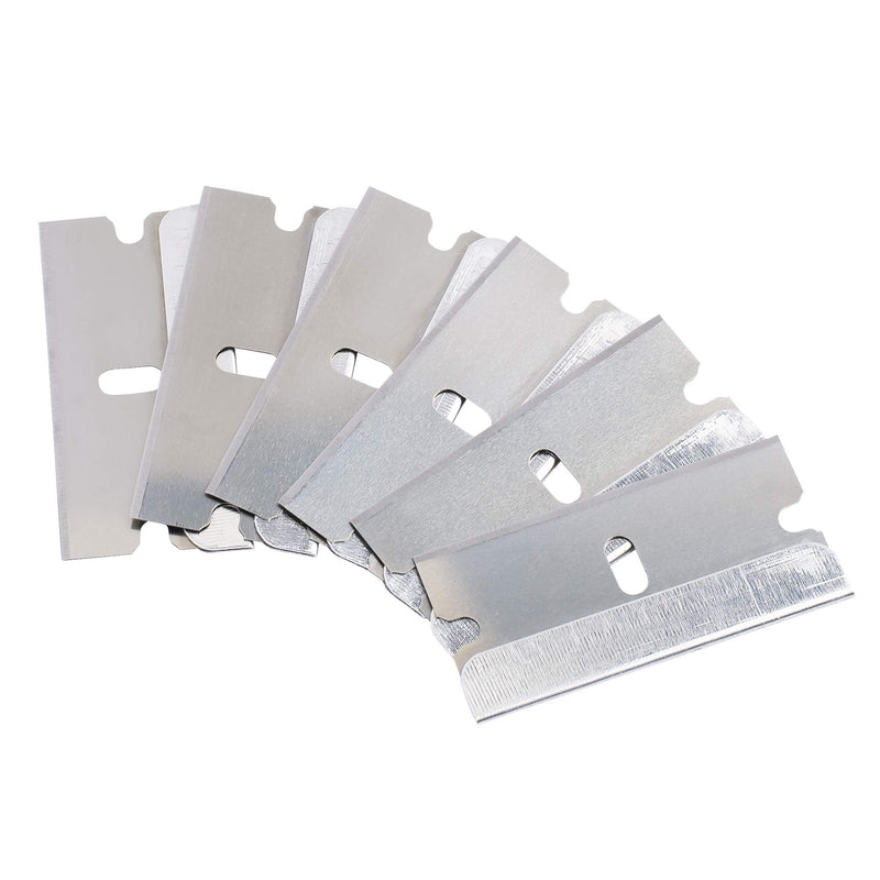 Bates- 50 pc Razor Blades, Flat Scraper Blades, One Edge Razor Blades 1 Count (Pack of 50) Silver - PawsPlanet Australia