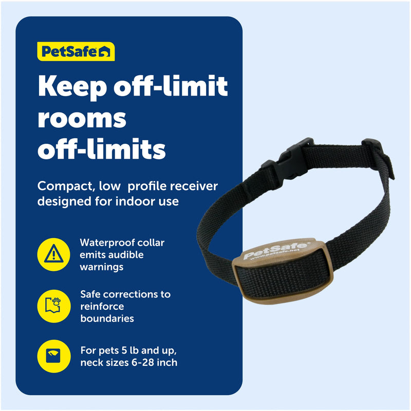 PetSafe Pawz Away Extra Receiver Collar - Waterproof Receiver Collar - Pet-Proofing System for Dogs & Cats - Additional Receiver Collar - System Sold Separately - PawsPlanet Australia