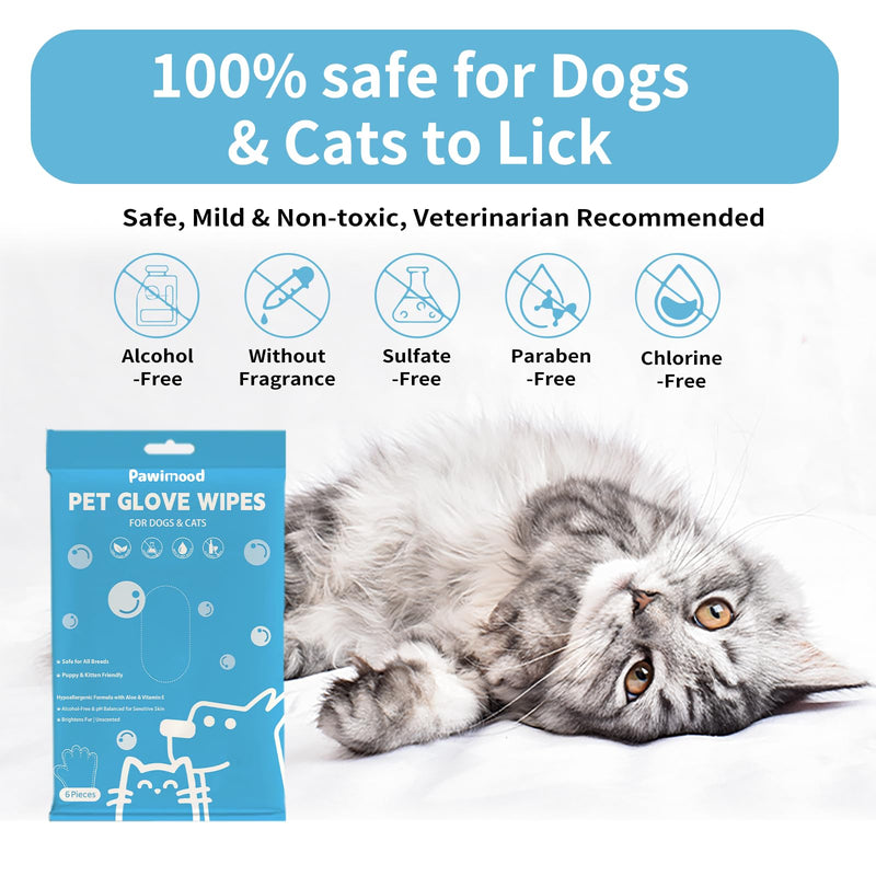 Pet Wipes for Dogs & Cats - Coconut Oil Grooming Wipes for Paws Face & Body, Deodorizing Hydrating Odor Control Waterless Bath Alternative (3 Pack) 3 PACK - PawsPlanet Australia