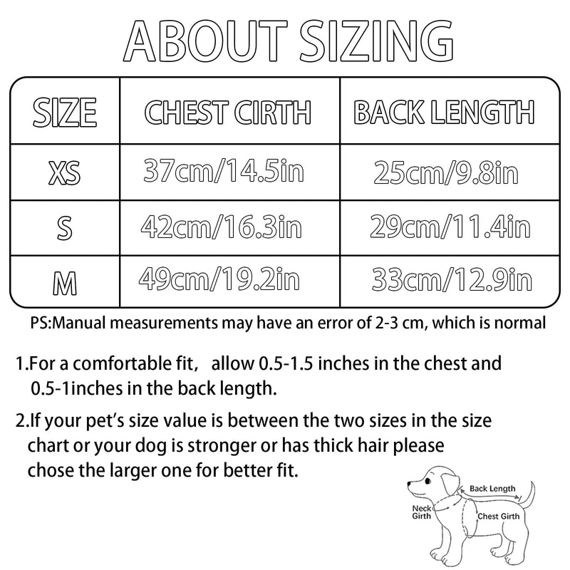 Amexo Recovery Suit for Dogs Alternative Electronic Cone Collar Anti-Licking Post Operative Jumpsuit Dog Surgical Recovery Suit for Dog Cats (Pink,S) Pink S