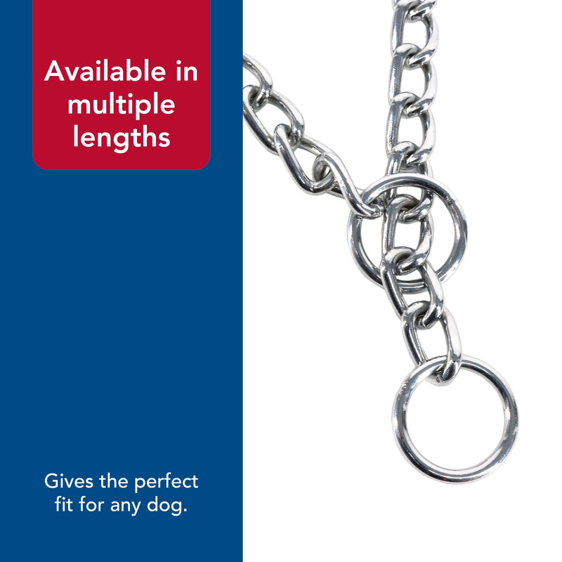 Coastal Pet Titan Chain Training Dog Collar - Durable Metal Choke Collar for Dog Training - Argon-Welded, Chrome Chain - 4 mm x 24" 4.0 mm x 24" (Pack of 1) - PawsPlanet Australia