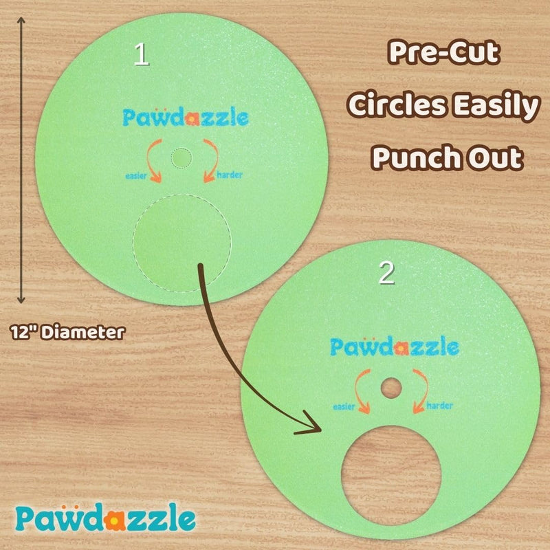 Pawdazzle Refill Pack – 5 Replacement Sandpaper Sheets for Dog Nail Scratch Board – Stick-On Dog Nail File Refills for Safe at-Home Grooming - PawsPlanet Australia
